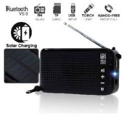 Slika proizvoda: 2GO-RDO 20, Bluetooth zvucnik, Ugradjeno solarno punjenje