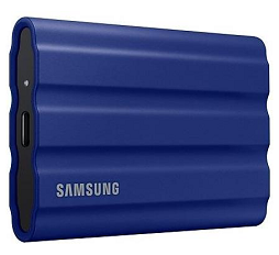 2TB External Portable SSD T7 SHIELD (Blue)