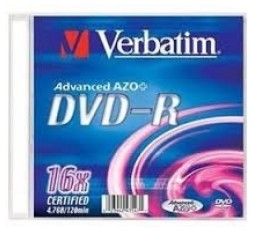 Slika proizvoda: DVD-R  43547 Single Slim Case,