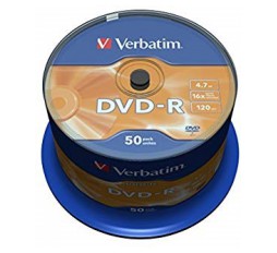 Slika proizvoda: DVD-R  43814 Matt Silver, 16X (no case)