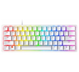 Huntsman Mini 60% RGB Mehanicka gejmerska tastatura Purple prekidaci Bijela