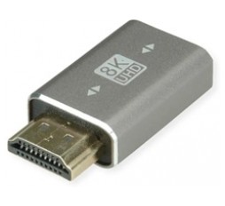 Slika proizvoda: ROLINE 8K HDMI Adapter, 7680 x 4320 @60Hz (8K, UHD-2) M/F, srebrni