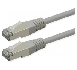 Product image: ROLINE Cat.6 (Class E) FTP kabl, S/FTP (PiMF), PoE, 0,3m sivi