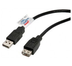 Slika proizvoda: ROLINE produzni USB 2.0 kabl A/A, M/F 1.8m crni