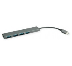 Product image: ROLINE USB 3.2 Gen 1 Hub, 4 porta, protok do 5GBit/s,Type C kabl za konekciju