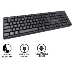 Slika proizvoda: SILENT KB1000, niskoprofilne tihe tipke