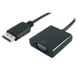Slika proizvoda: STANDARD DisplayPort to VGA kabl adapter, 1920 x 1080 / 1920 x 1200 @60Hz (2K, Full HD), M/F 