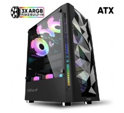 Product image: Tritron 3, Gejmersko dualchamber kucsite sa integrisana 3xARGB