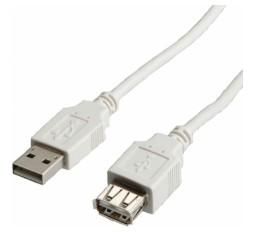 Slika proizvoda: USB 2.0 Cable, A-A, M/F, beige, 1.8m