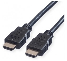 Slika proizvoda: VALUE HDMI 4K High Speed kabl + Ethernet, M/M, 3840 x 2160 @30Hz (4K, Full HD), HDMI High Speed with Ethernet, 3 m, crni