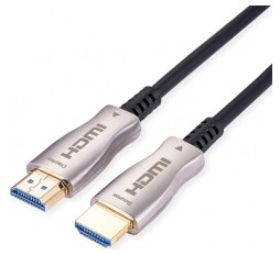 Slika proizvoda: VALUE HDMI 4K Ultra HD kabl+ Ethernet, M/M Active Optical (AOC), 3840x2160 @60Hz, 15 m, crni
