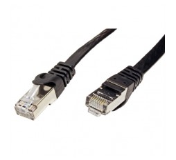 Slika proizvoda: Value patch cable, Cat. 6, F/UTP, black, 2.0m, flat