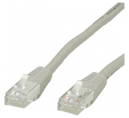 Product image: Value patch cable, Cat. 6, U/UTP, gray, 3m