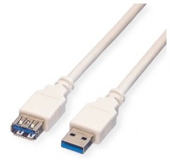 Slika proizvoda: VALUE produzni USB 3.2 Gen1  kabl, A - A, M/F, 1.8 m bijeli