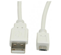 Slika proizvoda: VALUE USB 2.0 Cable, A - Micro B, M/M, bijeli, 3 m