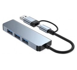 Product image: VALUE USB Type A+C  to Type A 4-u-1 Hub , 3x USB 2.0 + 1x USB 3.2 Gen1, Type A+C host connection cable