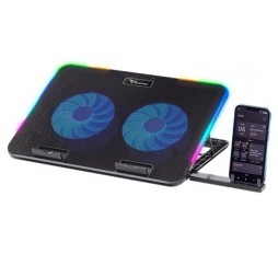 Product image: VENDAVAL G2 RGB Black postolje za lap top do 15.6" sa kulerom