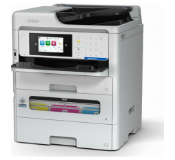 Slika proizvoda: WorkForce Pro EM-C800RDWF (RIPS) 4 in 1 (A4 Color) --- (Print, Scan, Copy, Fax), WRLS, Duplex, ADF, Print 25/25 ppm, Fioka 1 (250 listova A4) + 80  listova RASF, Ink capacity XL or XXL; Blk/Colr -- 10K/5K pgs or Blk/Colr -- 50K/20K pgs