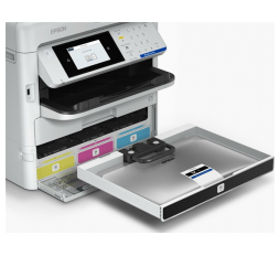 Slika proizvoda: WorkForce Pro EM-C800RDWF (RIPS) 4 in 1 (A4 Color) --- (Print, Scan, Copy, Fax), WRLS, Duplex, ADF, Print 25/25 ppm, Fioka 1 (250 listova A4) + 80  listova RASF, Ink capacity XL or XXL; Blk/Colr -- 10K/5K pgs or Blk/Colr -- 50K/20K pgs